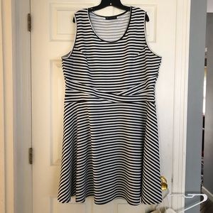 Black and White Stripped Dress